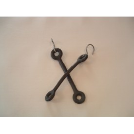 Ifor Williams Horse Trailer Rubber Centre Partition Ties with Hooks